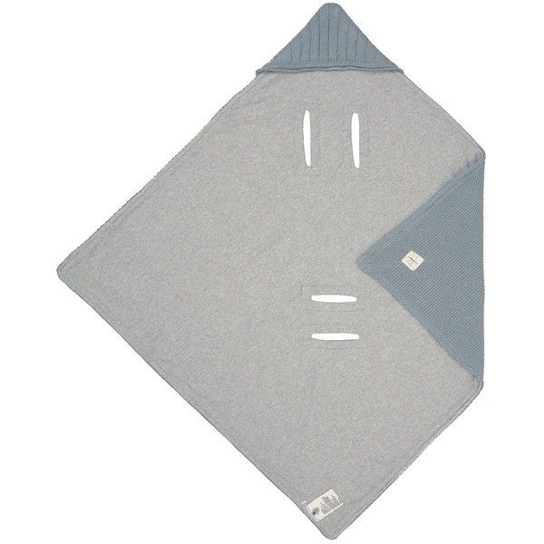 LÄSSIG Einschlagdecke Light Blue 78 X 78 Cm 3 LÄSSIG Einschlagdecke Light Blue 78 X 78 Cm