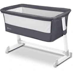 Lionelo Beistellbett Theo Dark Grey