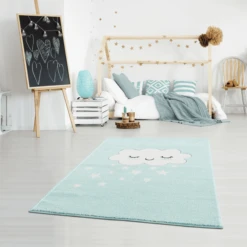 LIVONE Kinderteppich Kids Love Rugs WOLKE Mint/weiss 13 LIVONE Kinderteppich Kids Love Rugs WOLKE Mint/weiss -Roba Store livone kinderteppich kids love rugs wolke mint weiss a410823 5