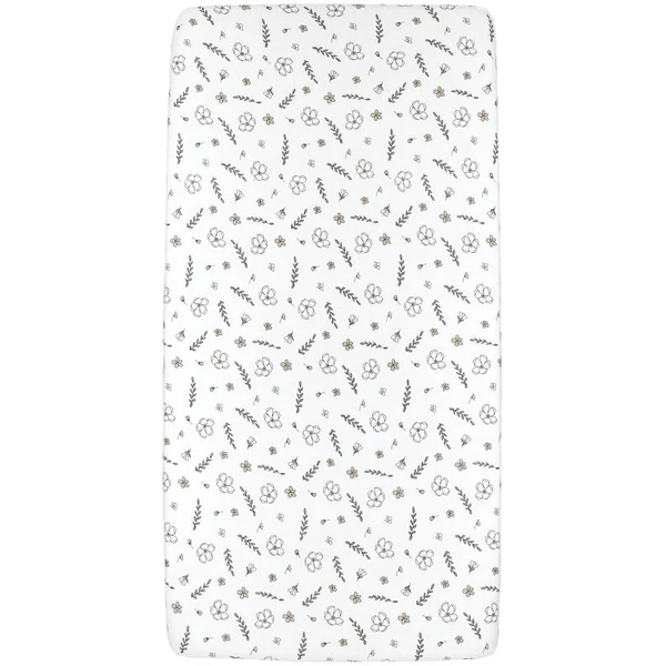 Meyco Jersey Spannbettlaken Wiege Floral 40 X 80/90 Cm 3 Meyco Jersey Spannbettlaken Wiege Floral 40 X 80/90 Cm