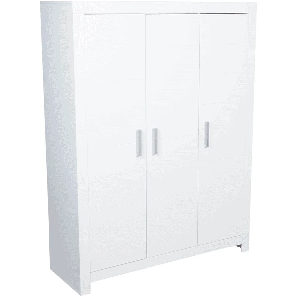 PAIDI Kleiderschrank Fiona 3-türig Griffe Matt 3 PAIDI Kleiderschrank Fiona 3-türig Griffe Matt