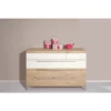 PAIDI Kommode Remo Breit 1 Schublade Kreideweiß 2 Schubladen Bordeaux Eiche -Roba Store paidi kommode remo breit 1 schublade kreideweiss 2 schubladen bordeaux eiche a186473