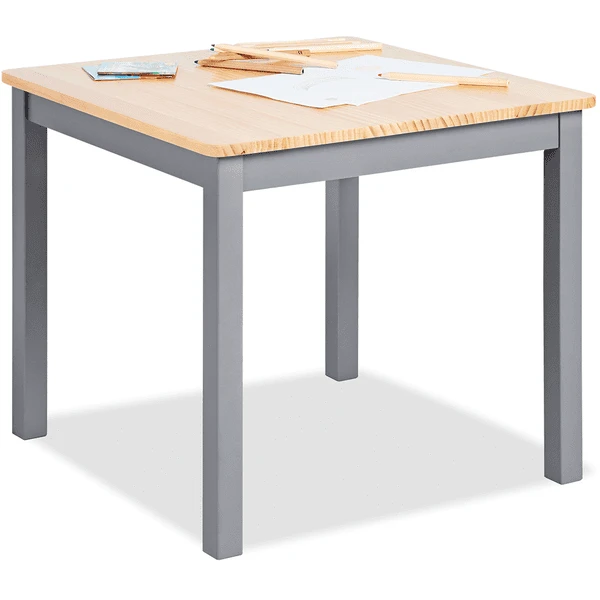 Pinolino Kindertisch Fenna Grau/natur 3 Pinolino Kindertisch Fenna Grau/natur