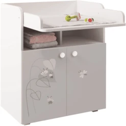Polini Kids Wickelkommode French Amis 1270 Weiß