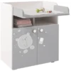Polini Kids Wickelkommode French Teddy 1270 Weiß-grau 1 Polini Kids Wickelkommode French Teddy 1270 Weiß-grau -Roba Store polini kids wickelkommode french teddy 1270 weiss grau a272407