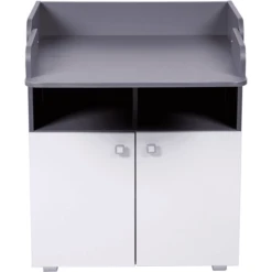 Polini Kids Wickelkommode Simple 1270 Grau-weiß