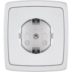 Reer Steckdosenschutz Schraubbar, 20 Stück Weiß