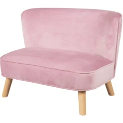 Roba Kindersofa Samt, Rosa