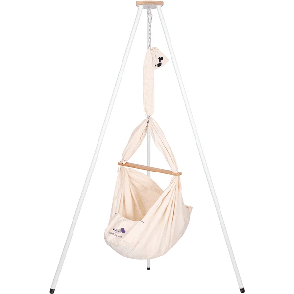 SCHMUSEWOLKE Baby Federwiege Bio Mit Tipi Weiß 3 SCHMUSEWOLKE Baby Federwiege Bio Mit Tipi Weiß