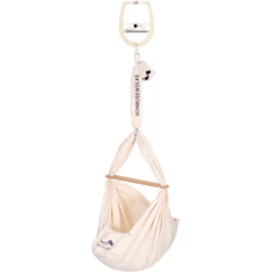 SCHMUSEWOLKE Baby Federwiege Mit Türklammer Bio