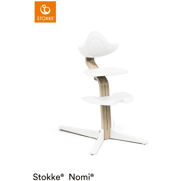 STOKKE® Nomi® Hochstuhl Buche Natur / Weiß 3 STOKKE® Nomi® Hochstuhl Buche Natur / Weiß