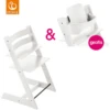 STOKKE® Tripp Trapp® Hochstuhl Buche Weiß + Gratis Baby Set Weiß -Roba Store stokke tripp trapp hochstuhl buche weiss gratis baby set weiss a332355