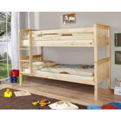 TiCAA Etagenbett Sammy Natur