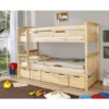 TiCAA Etagenbett Sammy Natur Mit 5 Schubladen -Roba Store ticaa etagenbett sammy natur mit 5 schubladen a276935