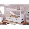 TiCAA Etagenbett Sammy Weiß Mit 2 Schubladen 2 TiCAA Etagenbett Sammy Weiß Mit 2 Schubladen -Roba Store ticaa etagenbett sammy weiss mit 2 schubladen a276900