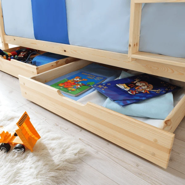 TICAA Schubkasten Set Für Etagenbetten Natur 3 TICAA Schubkasten Set Für Etagenbetten Natur