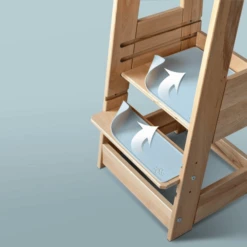 TiSsi® Anti-Rutschmatten Set Lunar Rock Grau Für Lernturm Felix