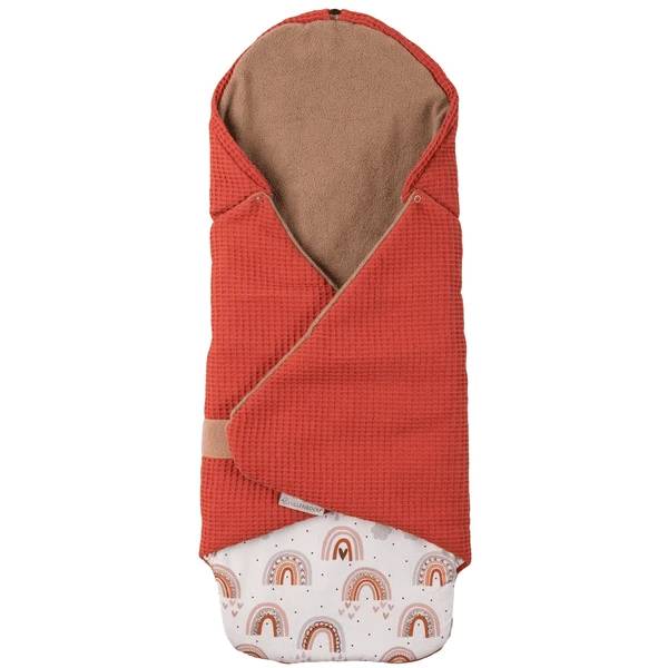 Ullenboom Einschlagdecke Waffelpique Rost Regenbogen 98 X 98 Cm 3 Ullenboom Einschlagdecke Waffelpique Rost Regenbogen 98 X 98 Cm