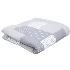 Ullenboom Krabbeldecke & Laufgittereinlage 120X120 Cm Graue Sterne