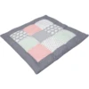 Ullenboom Krabbeldecke & Laufgittereinlage 80X80 Cm Blau Elefant Mint Rosa