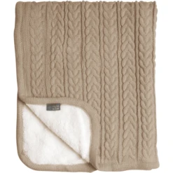 VINTER&BLOOM Kuscheldecke Cuddly Almond Beige